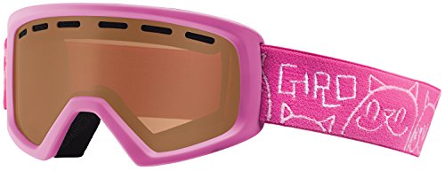Giro 2014/15 Youth Rev Winter Ski Goggles (Pink Cats - AR 40)