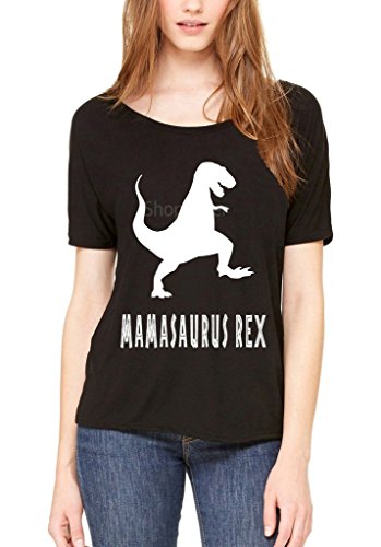 Shop4Ever® Mamasaurus Rex Slouchy T-shirt Mother's Day Shirts