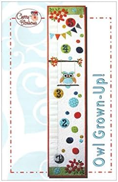 Cherry Blossoms Quilting Owl Grown-Up Pattern