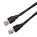 BJC Certified Cat 6 Cable, with Test Report, Assembled in USA (Black, 3 foot)