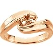 14K Rose Gold Mother's Ring - 2 Gemstone -- YOU CHOOSE THE COLORS!