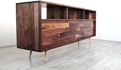 Mid Century Record Storage Console - 60 inch