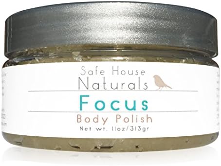 Safe House Naturals Body Polish FOCUS with All Natural Solar and Wind Dried Atlantic Sea Salt