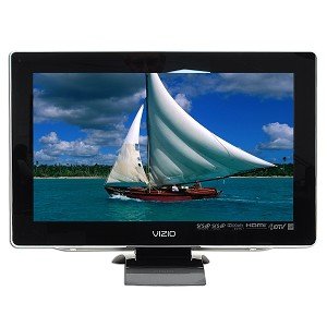 19 Vizio VM190XVT 720p Widescreen Razor LED LCD HDTV - 16:9 20000:1 (Dynamic) 5ms 2 HDMI ATSC/QAM/NTSC Tuners (Black)