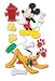 DISNEY 3D STKR MICKEY/PLUTO