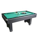 Enlarge toy image: 6ft Pool Table with Black Legs -