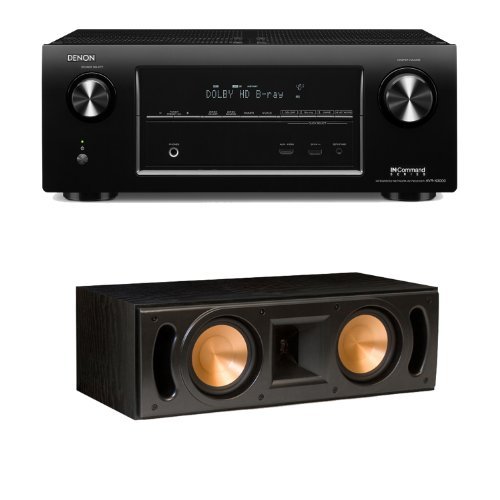 Denon AVR-X3000 7.2 Channel 4K Networking Home Theater Receiver Plus A Klipsch Reference RC-52 II Center Channel Speaker