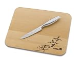 CulinHome Hibiscus Cutting Board with 5 inch Utility Knife