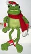 Ganz Santa Frog Shelf Sitter / Ornament For Christmas