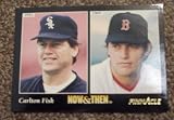 1993 Pinnacle Carlton Fisk # 475 MLB Baseball Now and Then Card