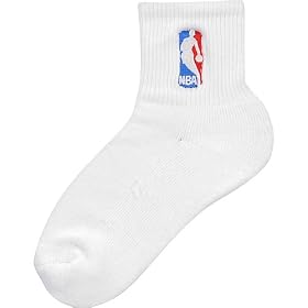 Buy For Bare Feet NBA Logoman Youth Socks 2 Pack - White