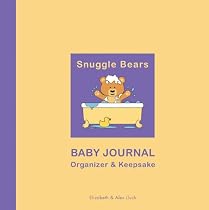 Snuggle Bears Baby Journal Organizer & Keepsake
