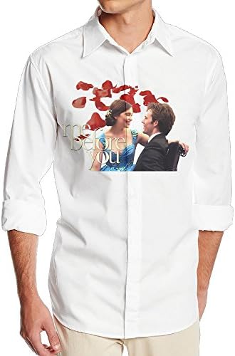 Me Before You VINCEIE Men's Funny Long Sleeve Dress Shirt - SizeXL White
