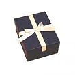 Classic Blue Pendant Earrings Gift Box with White Bow