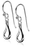  : Sterling Silver Small Open Teardrop Earrings