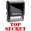TOP SECRET Office Stock Self-Inking Rubber Stamp
