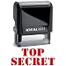 TOP SECRET Office Stock Self-Inking Rubber Stamp