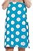 Terry Women Bath Wrap Towel Cotton Cover Up - One Size, Aqua