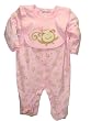 Little Me Layette - Pink Monkey, Newborn
