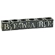 Witches Garden Halloween Beware Tealight Holders set of 6