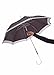 Black and White and Polka Dots All Over Parasol Umbrella