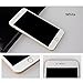 iPhone 7 Plus Screen Protector, Mothca 3D Curve Edge Tempered Glass Full Screen Coverage Edge to Edge HD Clear Screen Protector Film with Thin but Tough Piano Paint Finish Steel Alloy Frame (White)