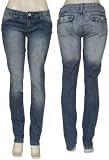 MUDD Stretch Sandblast Slim Denim
