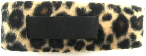 Timex Fashion Coordinates Faux Fur Leopard/Cheetah Leather Cuff Band