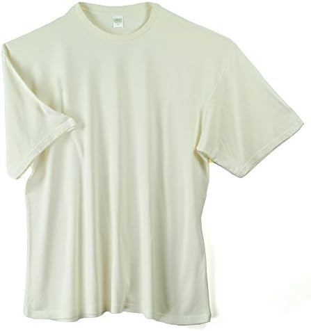 Bamboosa Men's EcoWash Tee X-Large Ivory White