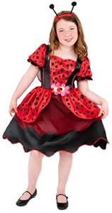 Little Lady Bug Dress Wings and headband (Small)