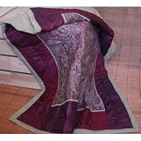 Asian Handmade Floral Design Baby Bedding Quilt