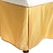 Egyptian Cotton 300 Thread Count King Bedskirt Solid, Gold