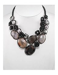 Rose Agate Necklace In Zinc