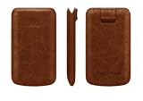 Katinkas Premium Leder Tasche f&uuml;r Samsung Omnia SGH-i900 braun