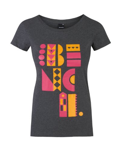 Bench Damen T-Shirt Ada, deep grey marl, XL, BLGA2236_GY123X Preisvergleich