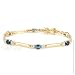 STUDIO 925: *MICHELLE MONTANA SAPPHIRE CZ VERMEIL BRACELET*