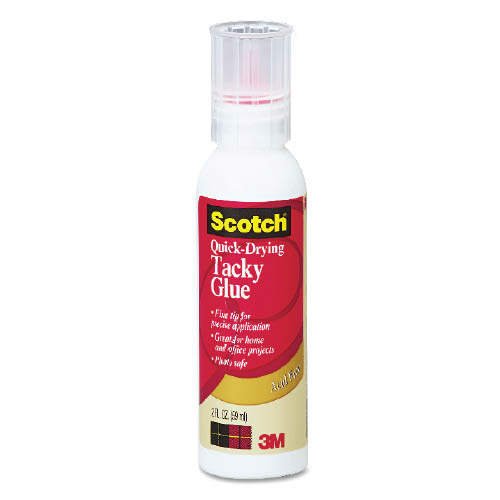 Scotch Quick-Drying Tacky Glue, 4-oz