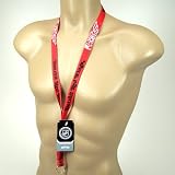 DETROIT RED WINGS NHL LANYARD TICKET HOLDER KEYCHAIN!