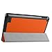 Fire 7 2015 Case - NEWSTYLE Ultra Slim Shell Lightweight Tri-fold Stand Cover for Amazon Fire 7 Inch Tablet(5th Generation 2015 release ONLY), Orange