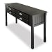 Console Hall Table with Drawers in Black