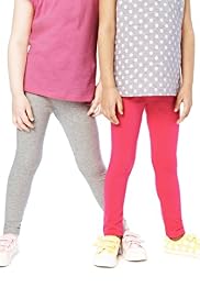 2 Pack Cotton Rich Assorted Leggings