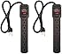 AmazonBasics 6-Outlet Surge Protector Power Strip 2-Pack, 200 Joule - Black