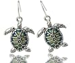 Fun & Funky Turtle Dangle Earrings
