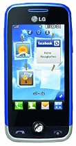 LG GS290 Cookie Fresh Handy (7.6cm (3 Zoll) Display, Touchscreen, 2MP, 3.5mm Anschluss)  silver/blue