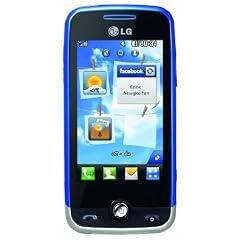 LG GS290 Cookie Fresh Handy (7.6cm (3 Zoll) Display, Touchscreen, 2MP, 3.5mm Anschluss)  silver/blue