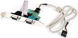 Startech.com 24in Internal USB Motherboard Header To 2 Port Serial RS232 Adapter - Serial Adapter -