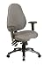 Office Star 4532 MULTI-FUNCTION SADDLE SEAT MID BACK CHAIR WITH TITANIUM FINISH BASE Black 21