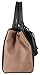 Diophy PU Leather Two Tone Tote with Turn Lock Closure and Tassels Décor Womens Purse Handbag SE-3388