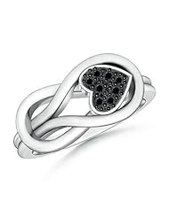 Enhanced Black Diamond Knot Ring