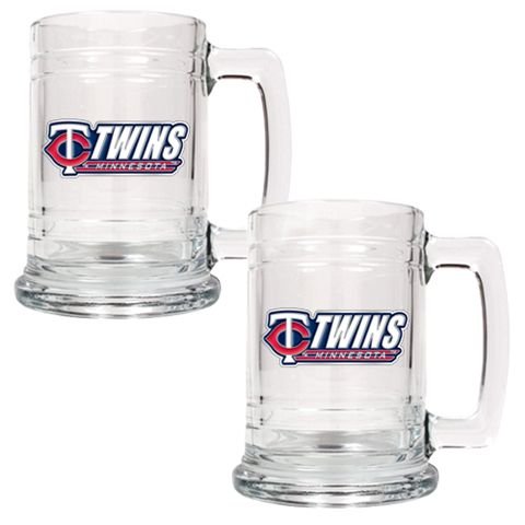 Minnesota Twins Set of 2 Beer Mugs